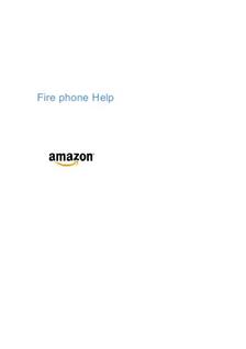Amazon Fire manual. Smartphone Instructions.